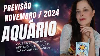 ♒️ AQUÁRIO  NOVEMBRO 2024  I SERÁ UMA GRANDE VIRADA NA SUA VIDA PREPARESE aquário aquario [upl. by Tilla446]