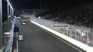 F1 Singapore Piquet crash GP Cingapura Batida Nelsinho Piquet [upl. by Llerraj]