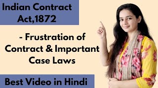 Frustration of Contract Indian Contract Act 1872 Part02UGC NET amp JRF December 2024 [upl. by Aysa]