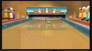 Wii Sports Resort  Bowling 100Pin Game [upl. by Faso]