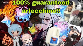 How to get YOUR FATHER ARLECCHINO back with the MILK TUTORIAL  Genshin impact [upl. by Key117]