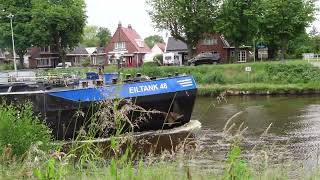 EILTANK 48 onder de RIEK SENNEMABRUG [upl. by Goodill]