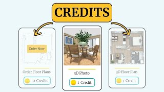 How Do Credits Work  RoomSketcher App [upl. by Eileek742]