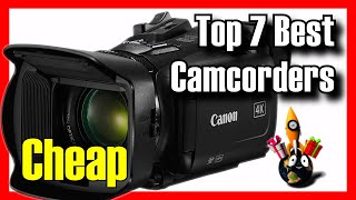 🔥🎥 TOP 7 BEST Camcorders on Amazon 2024✅Cheap Video Cameras 4K  60 FPS  For YouTube Videos [upl. by Nesyaj]