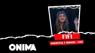 Fifi  Shkrepsa e duhani LIVE ne quotDheze Mikrofoninquot podcast [upl. by Meill]