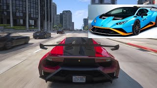 GTA V Pegassi Tempesta Evo Stradale Lamborghini Huracan STO AddOn Vehicle Showcase [upl. by Sremlahc]