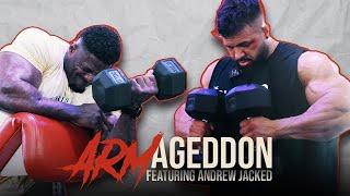 ARM WORKOUT OF THE CENTURY Ft ANDREW JACKED [upl. by Virgil]