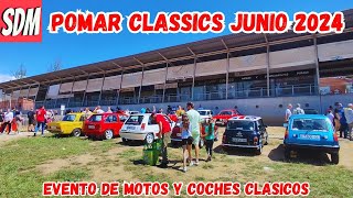 Evento de motos y coches clásicos quotPomar Classicsquot Barcelona Junio 2024  Somos de Motor [upl. by Franni482]