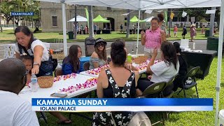 Kamaaina Sunday at Iolani Palace debuts new workshop series [upl. by Coulson]