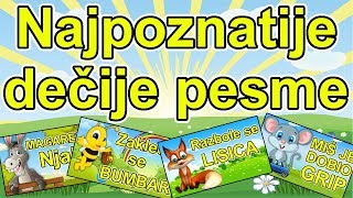 Najpoznatije dečije pesme  MIX najpoznatijih pesama za decu  Razbole se lisica  Zakleo se bumbar [upl. by Yema235]