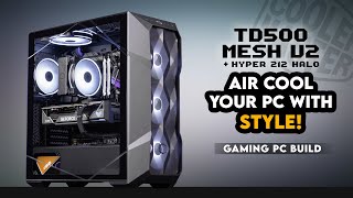 The 39 Cooler That CAN  Cooler Master TD500 Mesh V2  Hyper 212 Halo Gaming PC Build [upl. by Ehling]