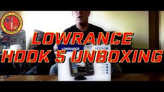 Lowrance Hook 5 Unboxing [upl. by Ebby]