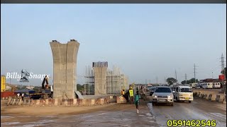 Amasaman Road Update on Interchange Amasaman Stadium Junction mega Interchange take Shape [upl. by Azne]