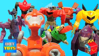 Juguetes de Transformers Robots in Disguise de McDonalds 2015 Set Completo [upl. by Anaz]