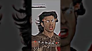 👤Karn angry on arjun💪shorts karan shortvideo [upl. by Krug134]