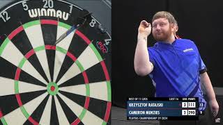 Darts 2024 Players Championship 29 Last 16 Menzies v Ratajski Highlights [upl. by Htehpaj]