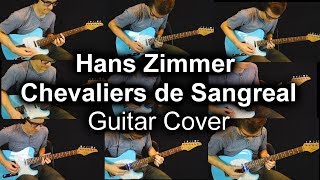 Hans Zimmer  Chevaliers de Sangreal The Da Vinci Code Cover Using Electric Guitars Only [upl. by Dimitris815]