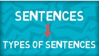 What is Sentence  Type of Sentences  Four Types [upl. by Alecia]