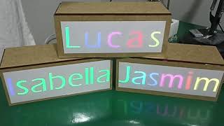 DIY RGB light box with Neopixels and Arduino [upl. by Puiia]