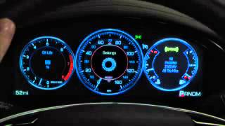 2013 How Things Works Cadillac XTS Instrument ReConfigurable Cluster [upl. by Eustashe581]