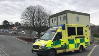 HM Coastguard Search and Rescue Helicopter Landing at Derriford Hospital [upl. by Notrub931]