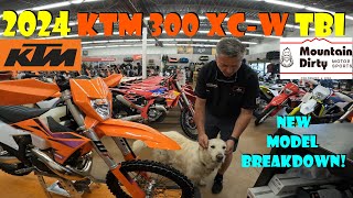 2024 KTM 300 XCW TBI New Model Breakdown Mountain Dirty Motorsports [upl. by Oina371]