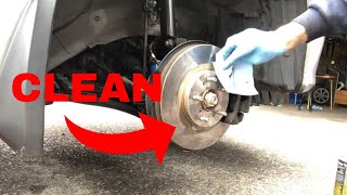 Why Brake Rotors MUST BE CLEAN  Cleaning Safety Tips  Handy Hudsonite [upl. by Courtnay]