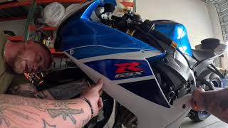 2024 gsxr 750 oil change [upl. by Meredeth644]