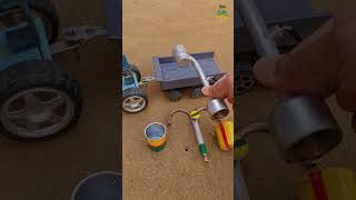 Mini Chaff Cutter Machine Project Mini Handpump Water Motor And Cow VideoProject shorts [upl. by Rasec]