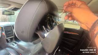 How to Fix Jeep grand Cherokee 2013 Overland WK2 Head Rest and Removal [upl. by Ateval]