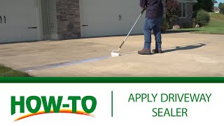 How To Apply Driveway Sealer  Menards [upl. by Selway]