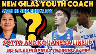 BAGONG GILAS PILIPINAS YOUTH COACH KAI SOTTO MAGLALARO KAHIT MAY INJURY KASAMA SI KOUAME SA LINEUP [upl. by Alf]