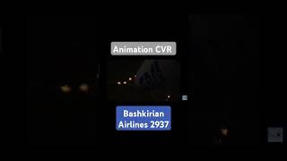 Bashkirian Airlines 2937Uberlingen 2002 animation CVR [upl. by Araminta]