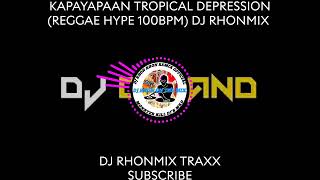 KAPAYAPAAN TROPICAL DEPRESSION REGGAE HYPE 100BPM DJ RHONMIX [upl. by Akiemahs]