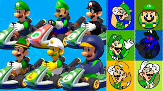 All Playable Luigi Characters in Mario Kart 8 Deluxe [upl. by Profant]