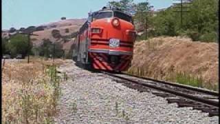 Western Pacific F7 918D in Niles Canyon [upl. by Recha]