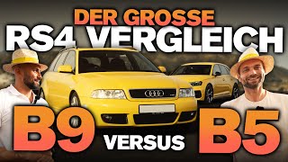 Audi RS4 B5 gegen RS4 B9  Der große VERGLEICH im sonnigen Spanien LIMITIERT auf 250 STÜCK 😳 [upl. by Alburga]