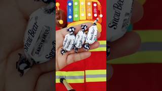 unwrapping snow bear candy ASMR🍬🍭😋🤤🔥🔥satisfying asmrsounds shorts youtubeshorts [upl. by Enorej]