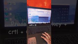 Laptop me Shortcut screen per kaise laye keyboard windows10 laptop trendingshorts viralshort [upl. by Kyre]