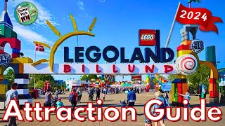 LEGOLAND Billund ATTRACTION GUIDE  2024  First amp ORIGINAL Legoland in Denmark [upl. by Guria]