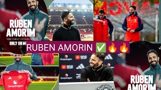 Manchester united trening season with New coach Ruben Amorin [upl. by Arretal962]