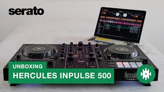 Hercules DJControl Inpulse 500  Unboxing and Sneek Peek [upl. by Teague]