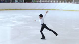 Louie Jeung  Juvenile Boys Free Skate  2025 Pacific Coast Sectional Singles Final [upl. by Subir]