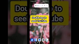 Double Tap to Seek Trick in YouTubeshorts youtube shortsfeed [upl. by Adliw]