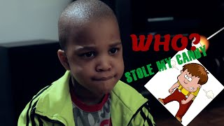 WHO STOLE MY CANDY  Qui a volé mes bonbons  Educational Video for kids 2020  FUNNY [upl. by Amanda]