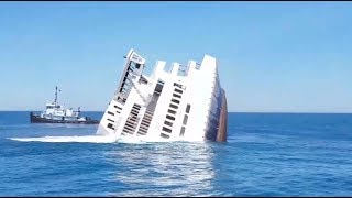 Sinking MV Twin Capes  Cape May Ferry [upl. by Croix]