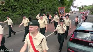 Co Down Junior Orange Full Parade 4K  Saintfield  270523 4K [upl. by Scholem]