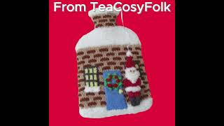 TeaCosyFolks Christmas House Hot Water Bottle Cover [upl. by Oicnaneb813]