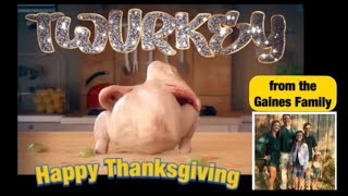 Funny Thanksgiving Dancing Twurkey Turkey [upl. by Fari923]