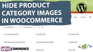 How to Hide Product Category Images in WooCommerce Shop Page  Categories Thumbnail [upl. by Parette628]